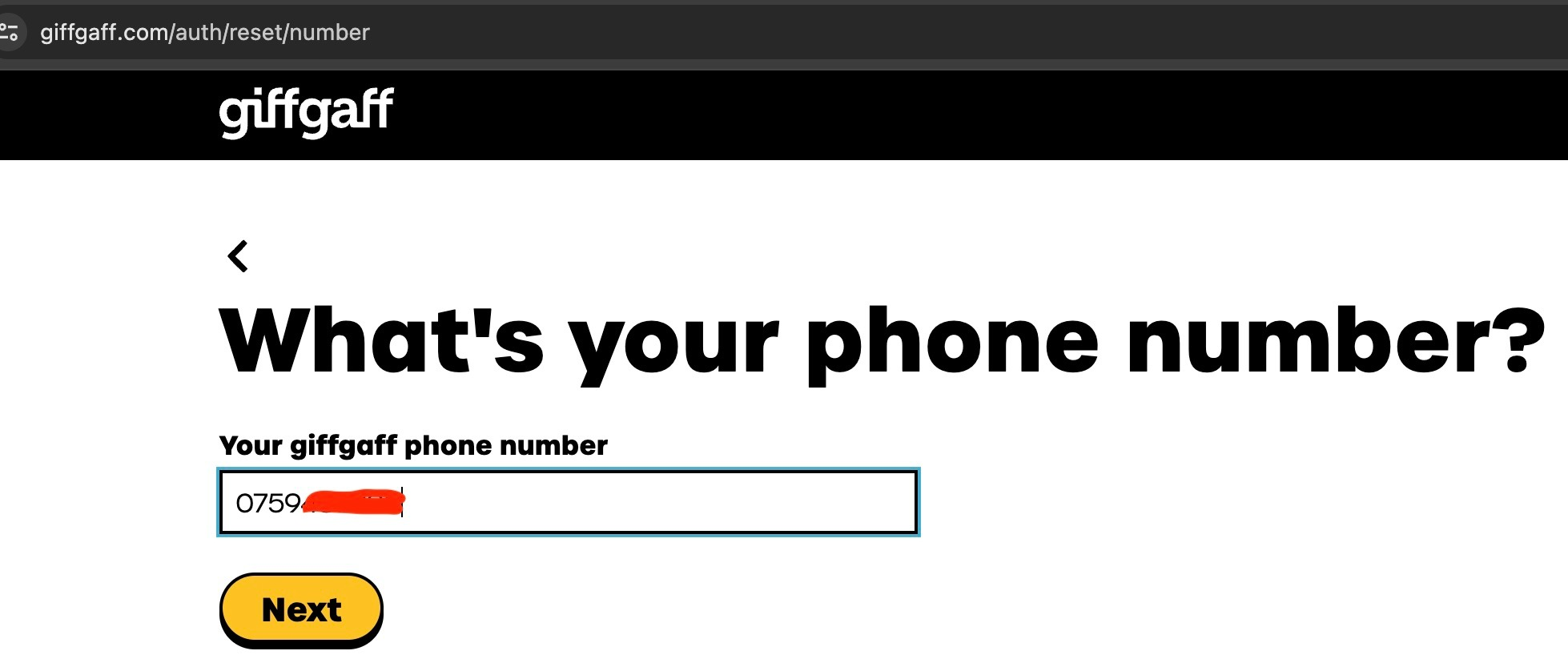 输入您的手机号码